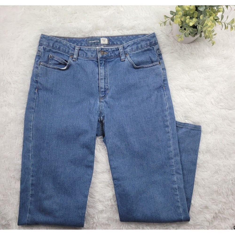 [333] Liz Claiborne  Size 8R Straight Leg Fit Blue Denim Jeans
